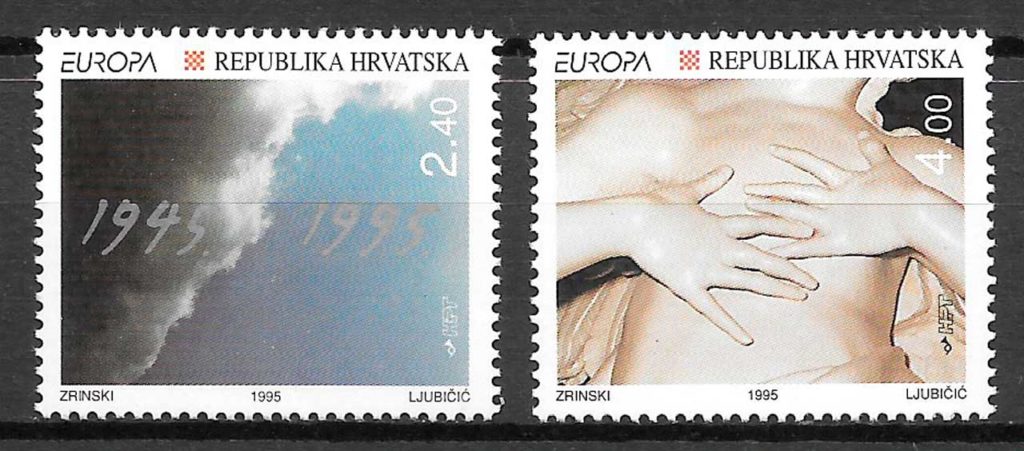 coleccion selos Europa Croacia 1995
