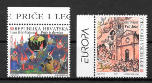 colección sellos Europa 1997 Croacia