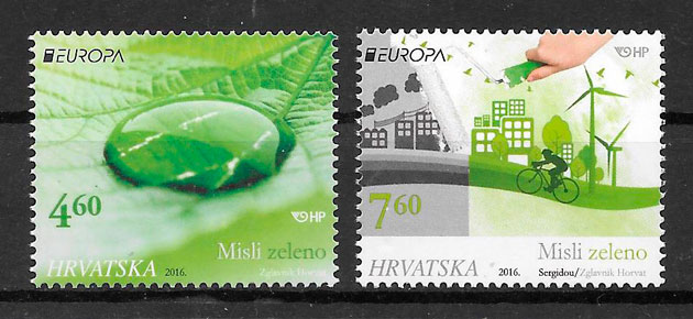 colección sellos Europa 1997 Croacia