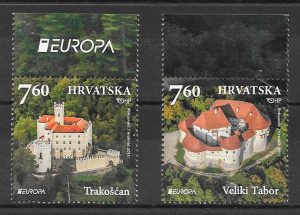 filatelia tema Europa Croacia 2017