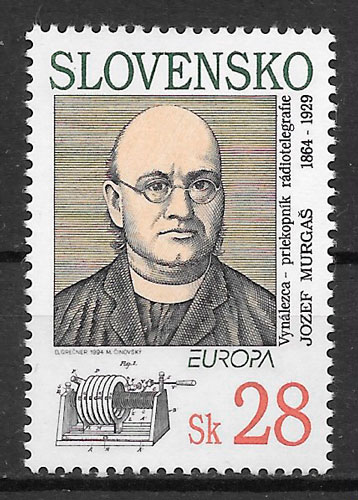 sellos Europa Eslovaquia 1994