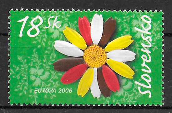 colección sellos Europa Eslovaquia 2006