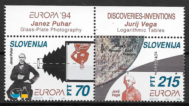 sellos Europa Eslovenia 1994