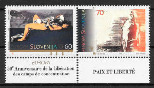 sellos Europa Eslovenia 1995