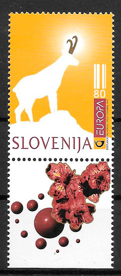 sellos Europa Eslovenia 1997