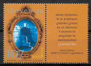 filatelia Europa Eslovenia 2001