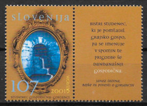 filatelia Europa Eslovenia 2001