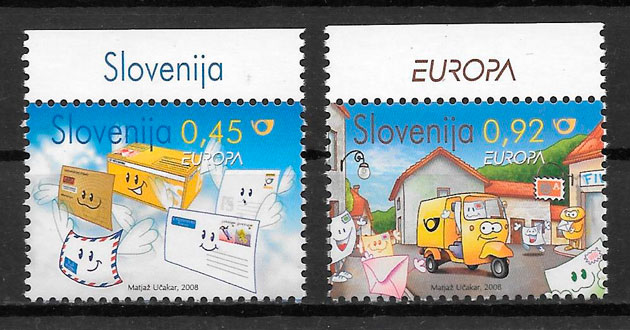 filatelia Europa Eslovenia 2008