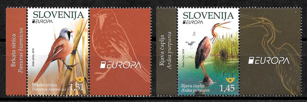 filatelia colección Europa Eslovenia 2019