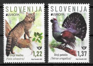 filatelia coleccion Europa Eslovenia 2021