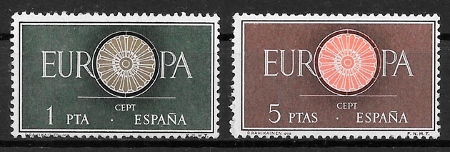 sellos Europa Espana 1960