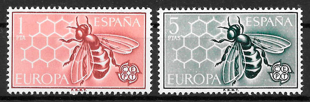 sellos Europa Espana 1962