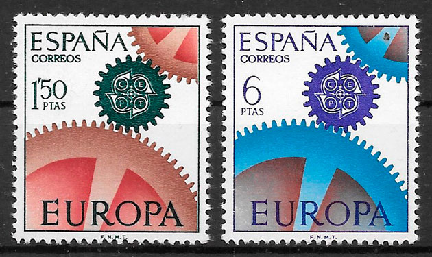 filatelia coleccion Europa 1967
