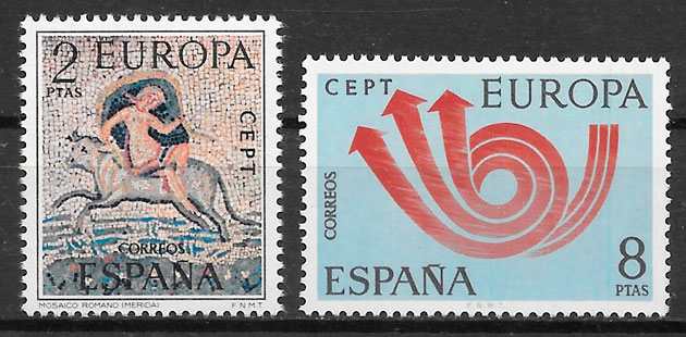 sellos Europa Espana 1973