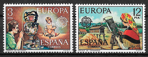 filatelia Europa Espana 1976