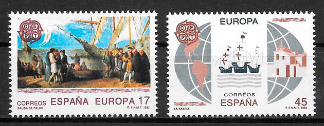 sellos Europa Espana 1992