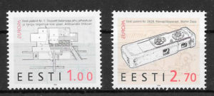 colección sellos Europa Estonia 1994