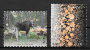 colección sellos Europa Estonia 2011