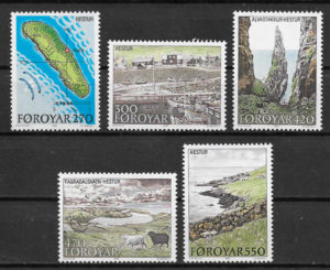 filatelia turismo Feroe 1987