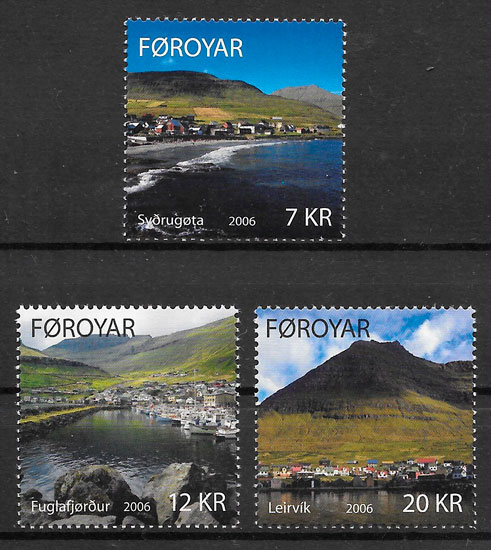 filatelia colección turismo Feroe 2006