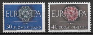 sellos Europa Finlandia 1960