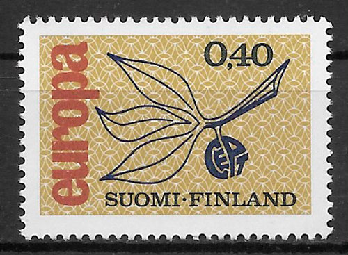 sellos Europa Finlandia 1965