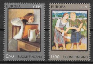 filatelia Europa Finlandia 1975