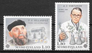 filatelia Europa Finlandia 1980