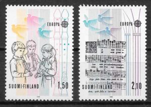 filatelia Europa 1985 Finlandia