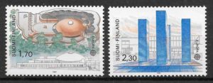 sellos Europa Finlandia 1987