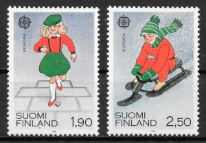 sellos Europa Finlandia 1989