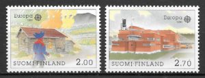 sellos Europa Finlandia 1990