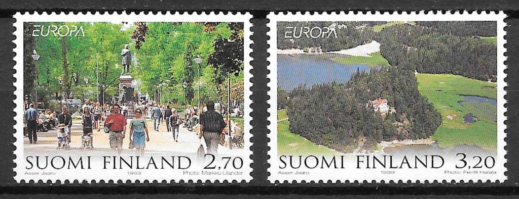 filatelia Europa Finlandia 1999