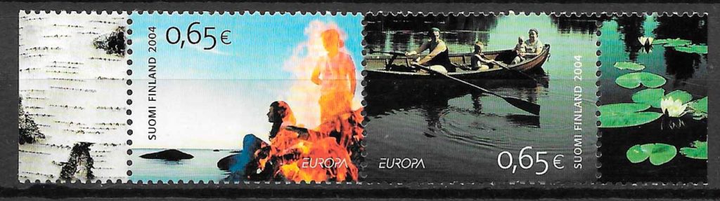 filatelia coleccion Europa Finlandia 2004