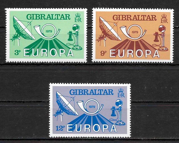 sellos Europa Gibraltar 1979