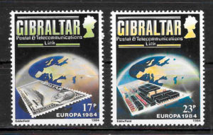 sellos Europa Gibraltar 1984
