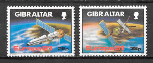 sellos Europa Gibraltar 1991