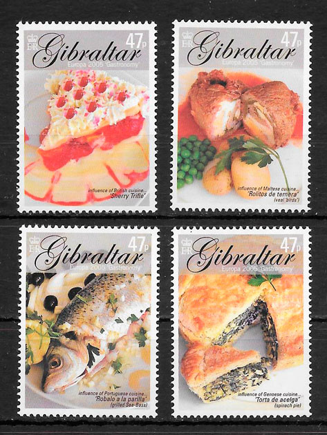 sellos Europa Gibraltar 2005