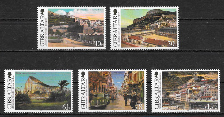 colección sellos arquitectura Gibraltar 2012