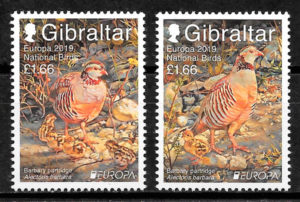 colección sellos Europa Gibraltar 2019