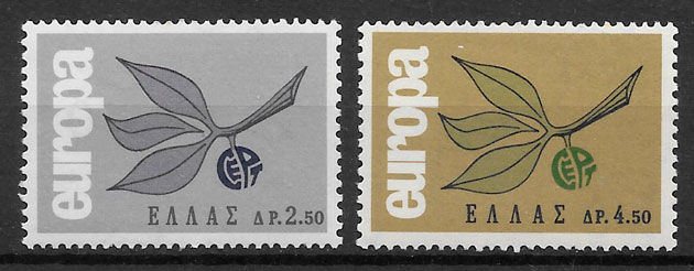 filatelia Europa Grecia 1965