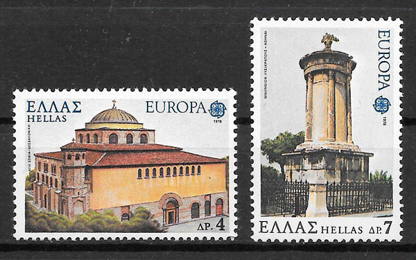 filatelia Europa Grecia 1978