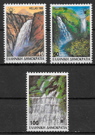 sellos turismo Grecia 1988