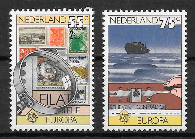 sellos Europa Holanda 1979