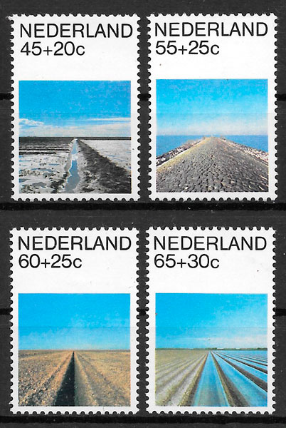 sellos turismo Holanda 1981
