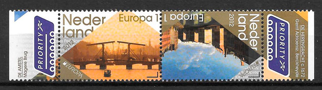 sellos Europa Holanda 2012