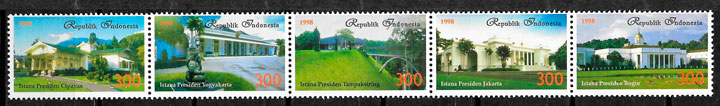 sellos turismo Indonesia 1998