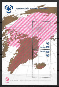 coilección sellos turismo Islandia 2009