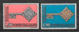 sellos Europa Italia 1968
