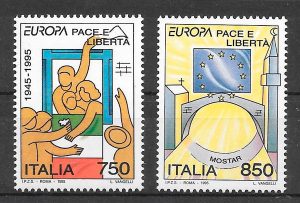 sellos Europa Italia 1995